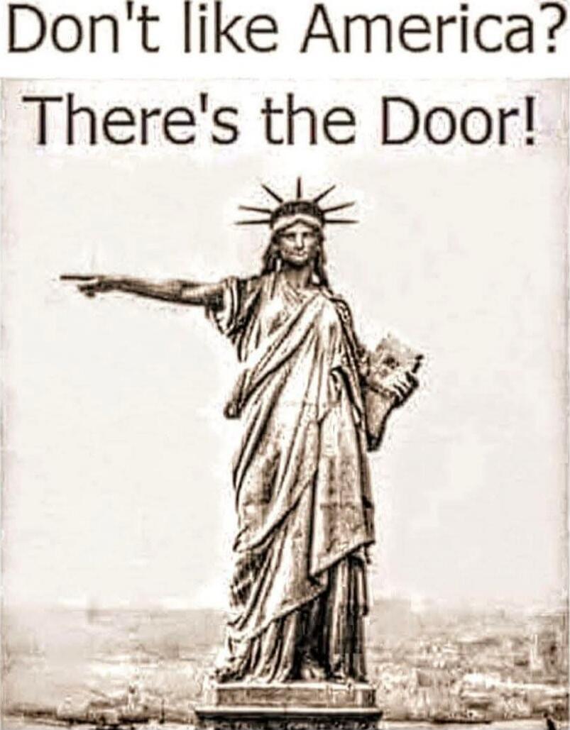Don't like America? There's the Door!
Session ID: 1050716.