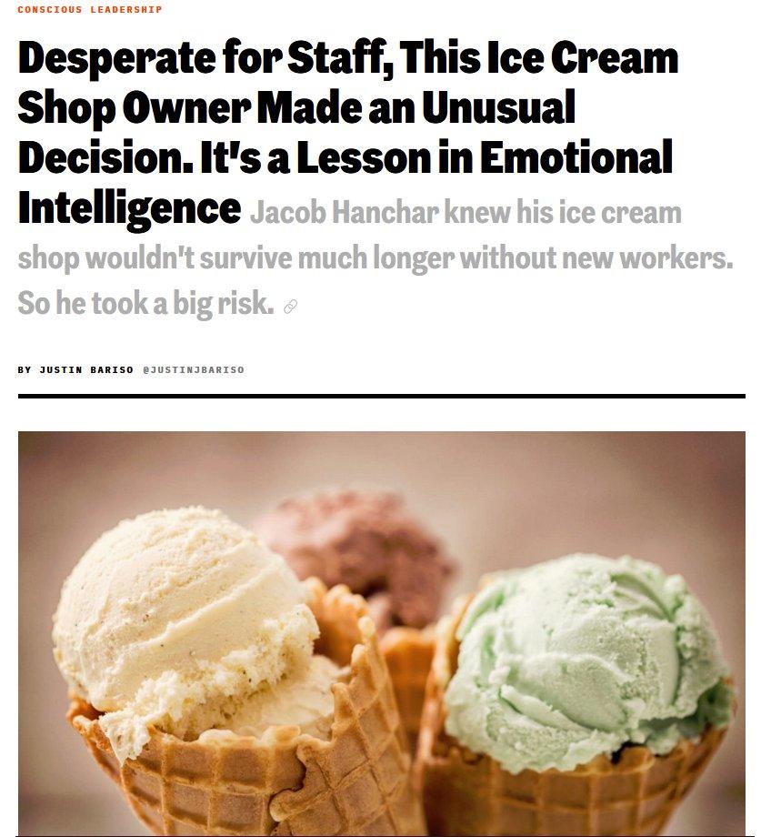 Desperate for Staff This Ice Cream Shop Owner Made an Unusual Decision ItsalLessonin Emotlonal Intelllgence 1cob Har ew his ice crean uuuuuuuuuuuuuuuuuuuuuuuuuuuu