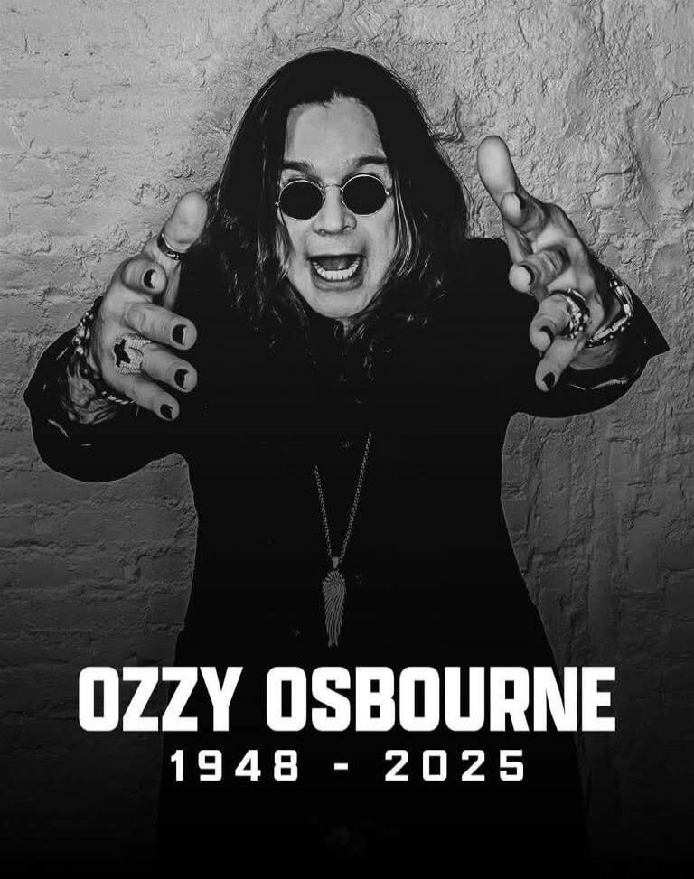 OZZY OSBOURNE 1948 - 2025