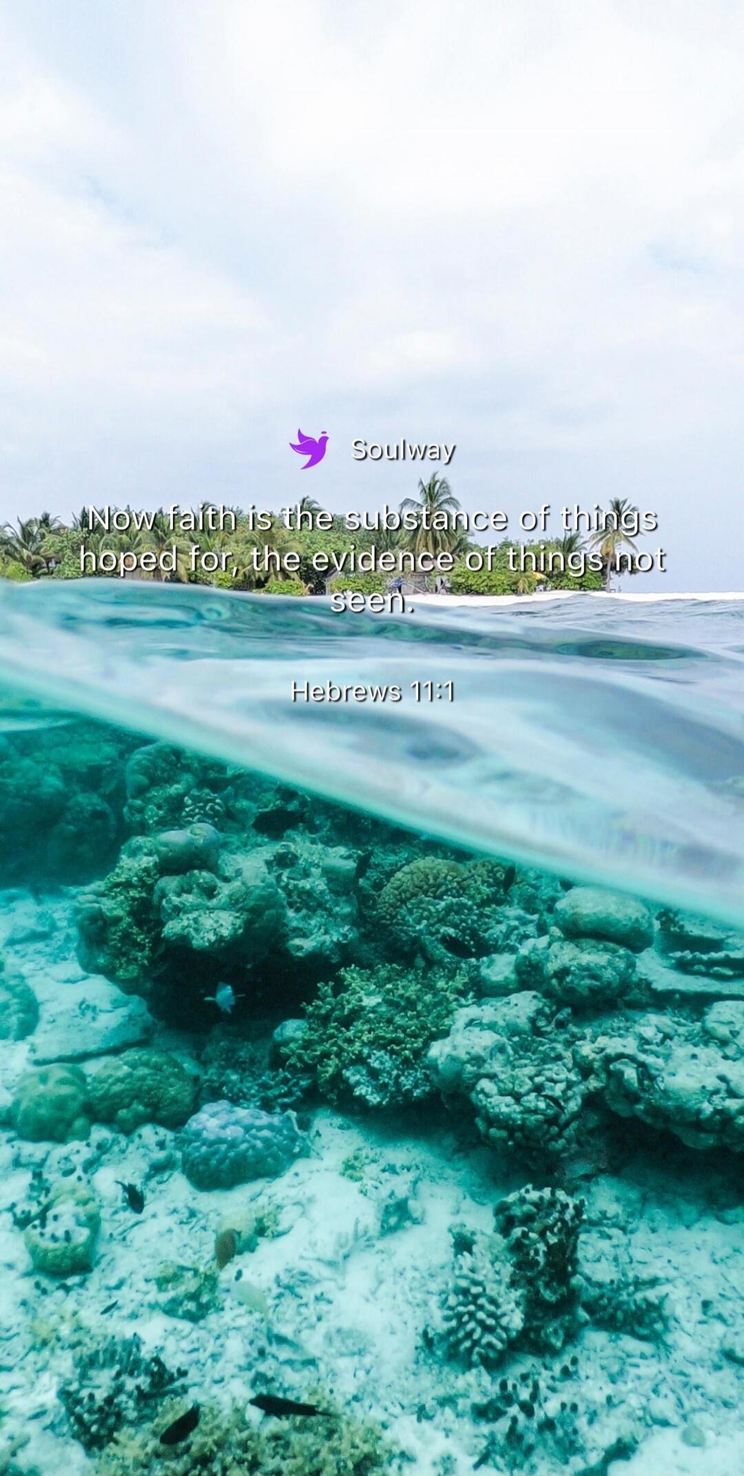 Now faith is the substance of things hoped for, the evidence of things not seen. Hebrews 11:1 Session ID: 1052375.