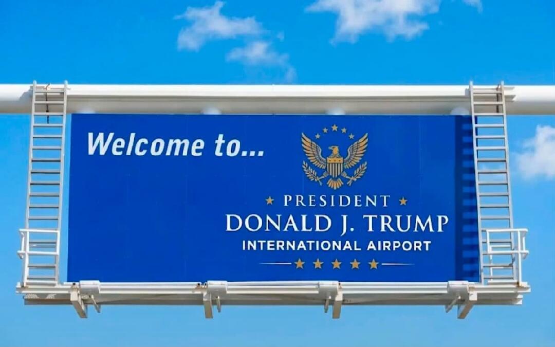 Welcome to... PRESIDENT DONALD J. TRUMP INTERNATIONAL AIRPORT