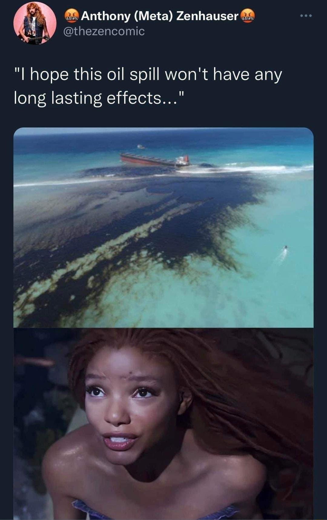 Anthony Meta Zenhauser thezencomic I hope this oil spill wont have any long lasting effects