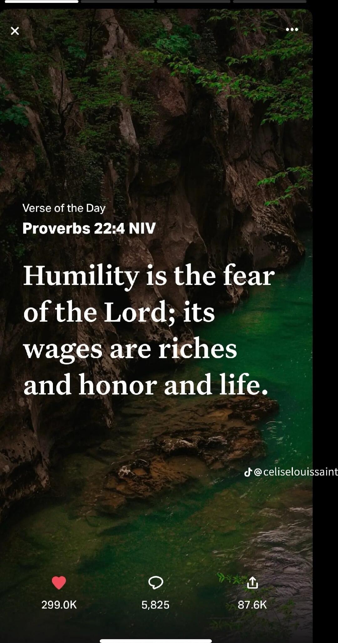 Verse of the Day
Proverbs 22:4 NIV
Humility is the fear of the Lord; its wages are riches and honor and life.