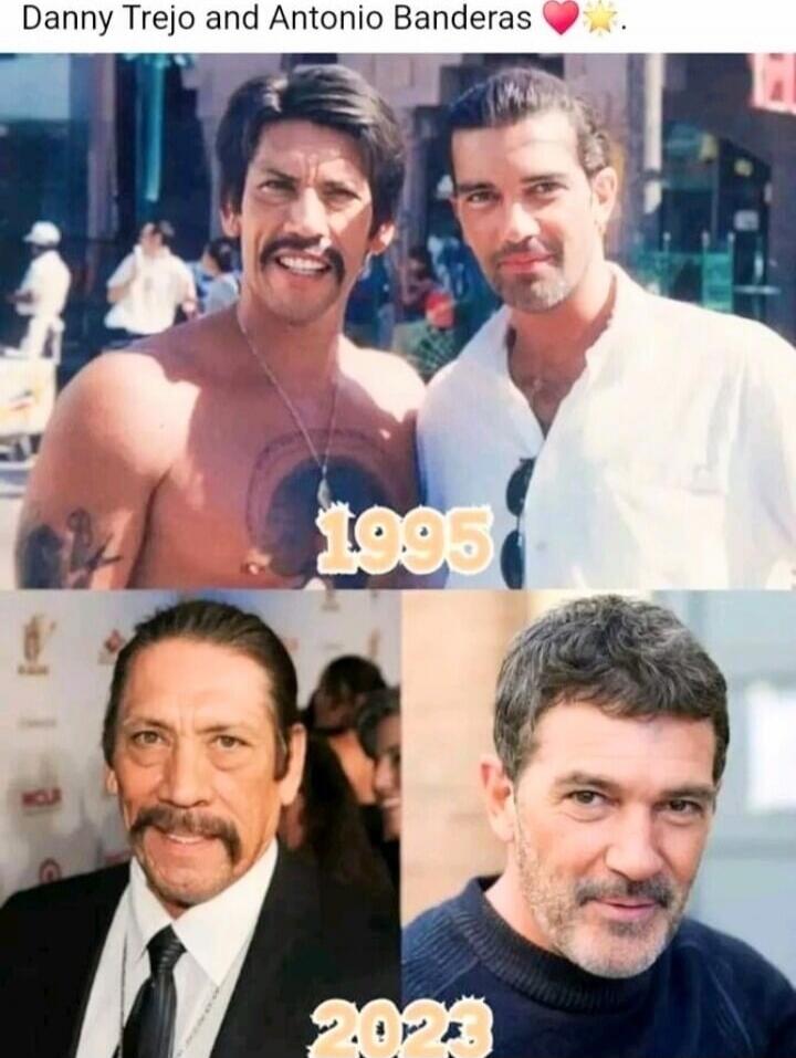 Danny Trejo and Antonio Banderas 💖✨ 1995 2023
