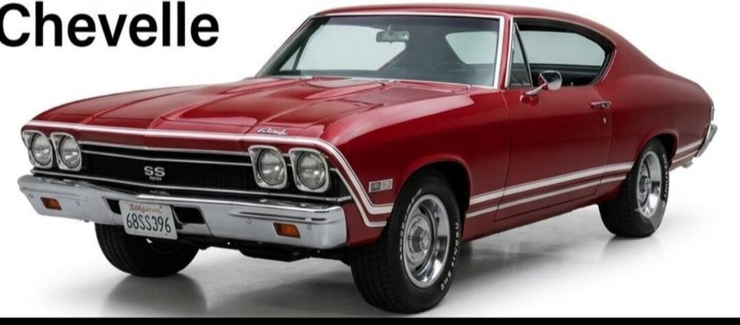 Chevelle SS. California license plate 68SS396.