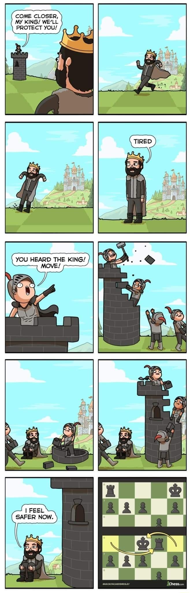 COME CLOSER MY KING WELL PROTECT YOU YOU HEARD THE KING MOVE