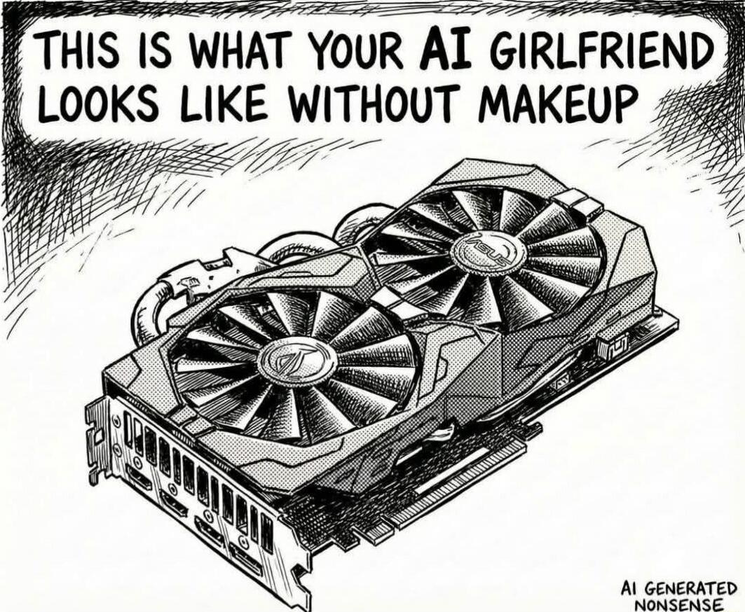 THIS IS WHAT YOUR AI GIRLFRIEND LOOKS LIKE WITHOUT MAKEUP

AI GENERATED NONSENSE