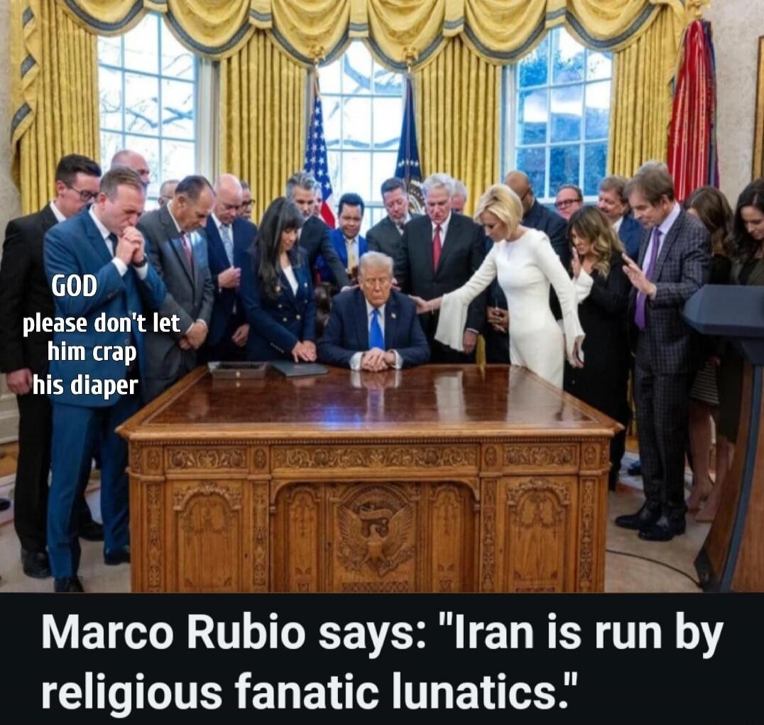 GOD please don't let him crap his diaper
Marco Rubio says: 