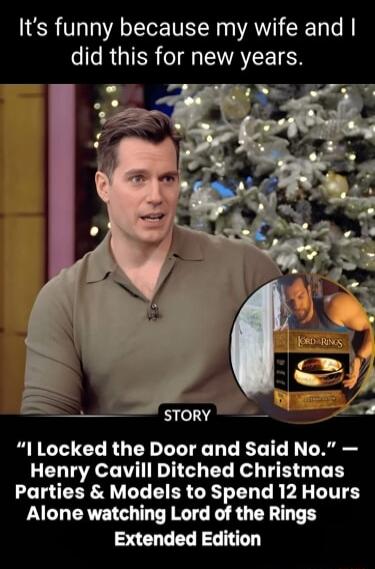 It's funny because my wife and I did this for new years. STORY 