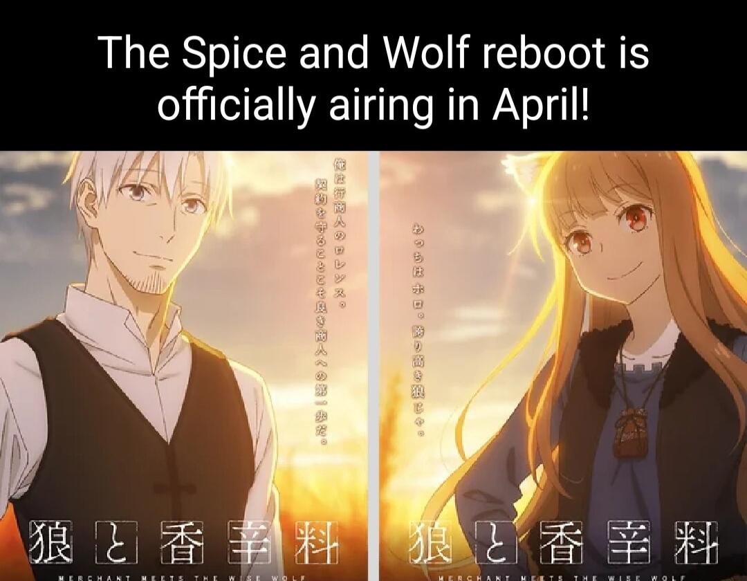 The Spice and Wolf reboot is officially airing in April