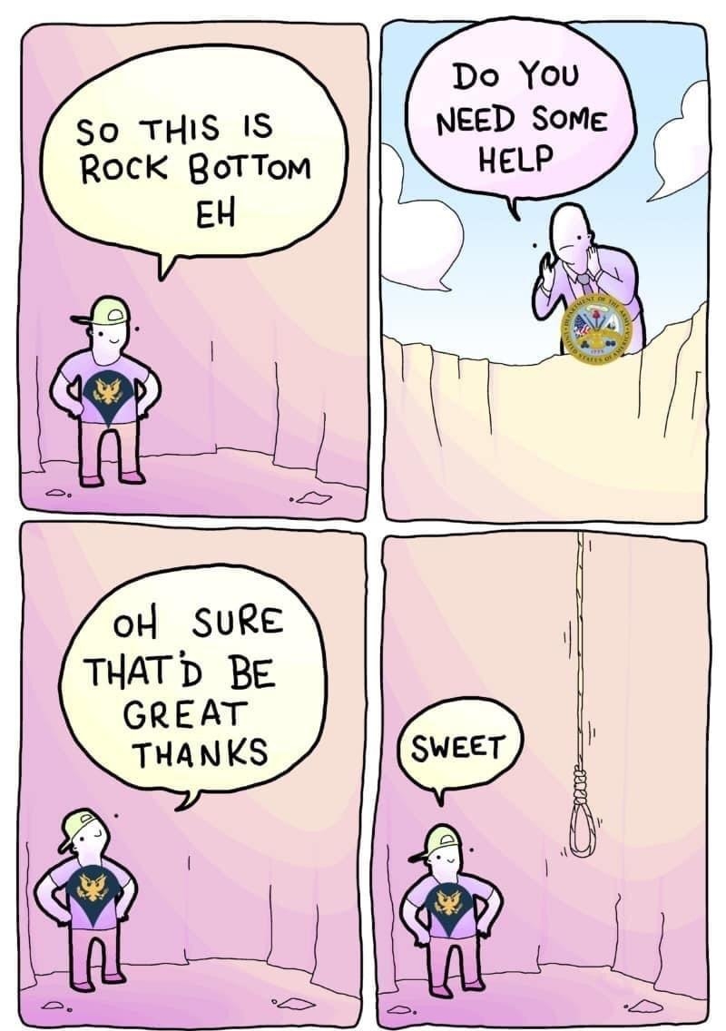 So THIS IS RoCcK BoTTom EH oH SURE THATD BE GREAT THANKS Do You NEED SoMe HELP
