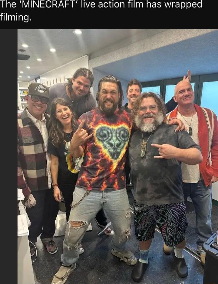 The MINECRAFT live action film has wrapped filming