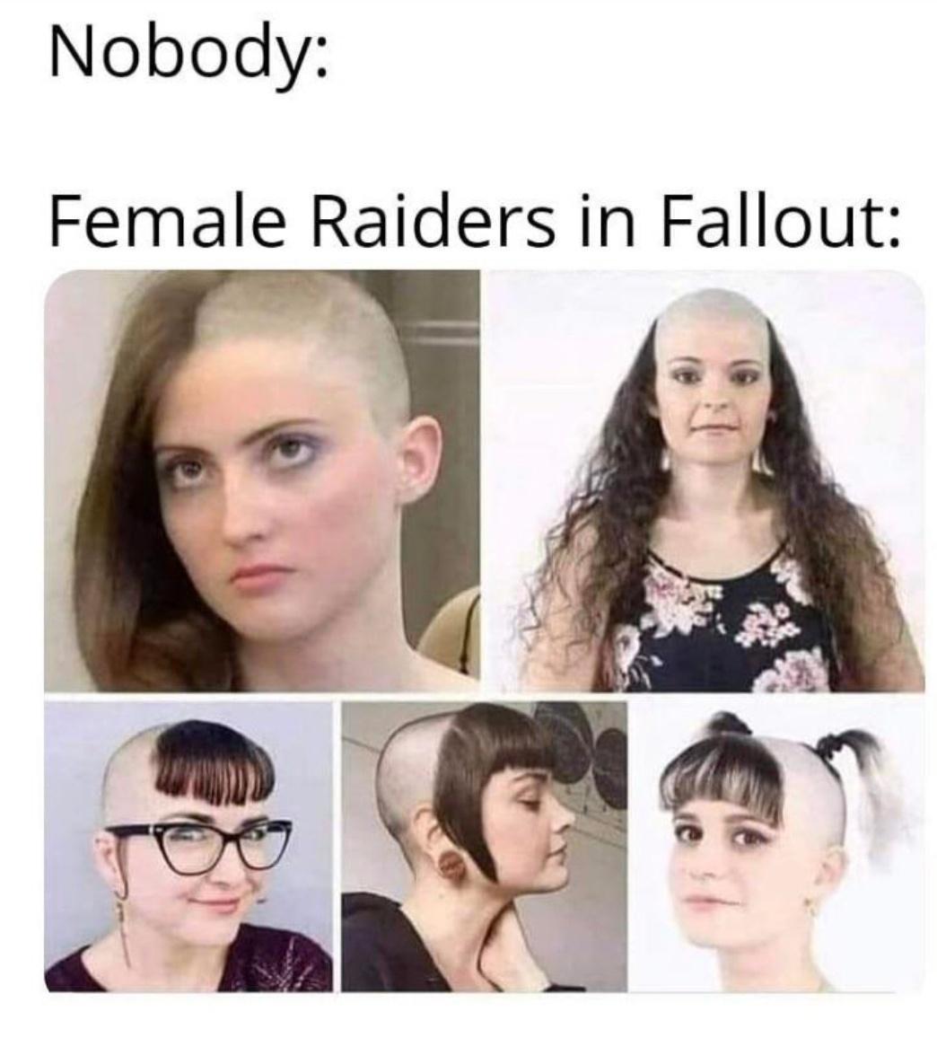 Nobody Female Raiders in Fallout