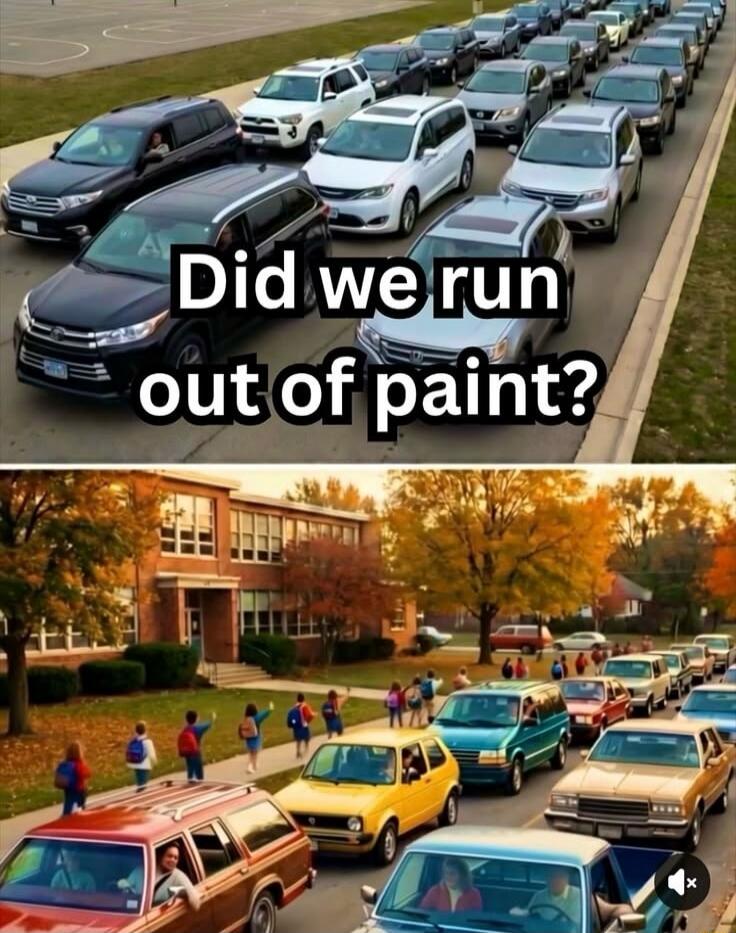 Did we run out of paint?