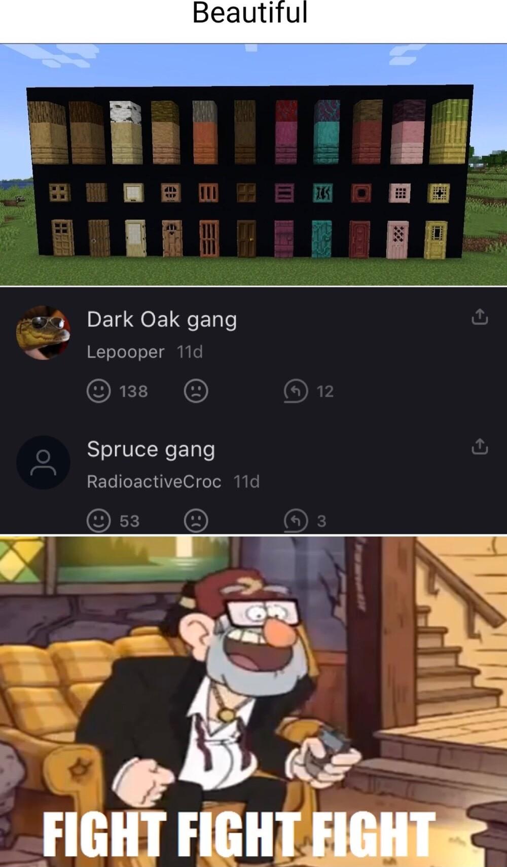 I E L O E U ET e Spruce gang