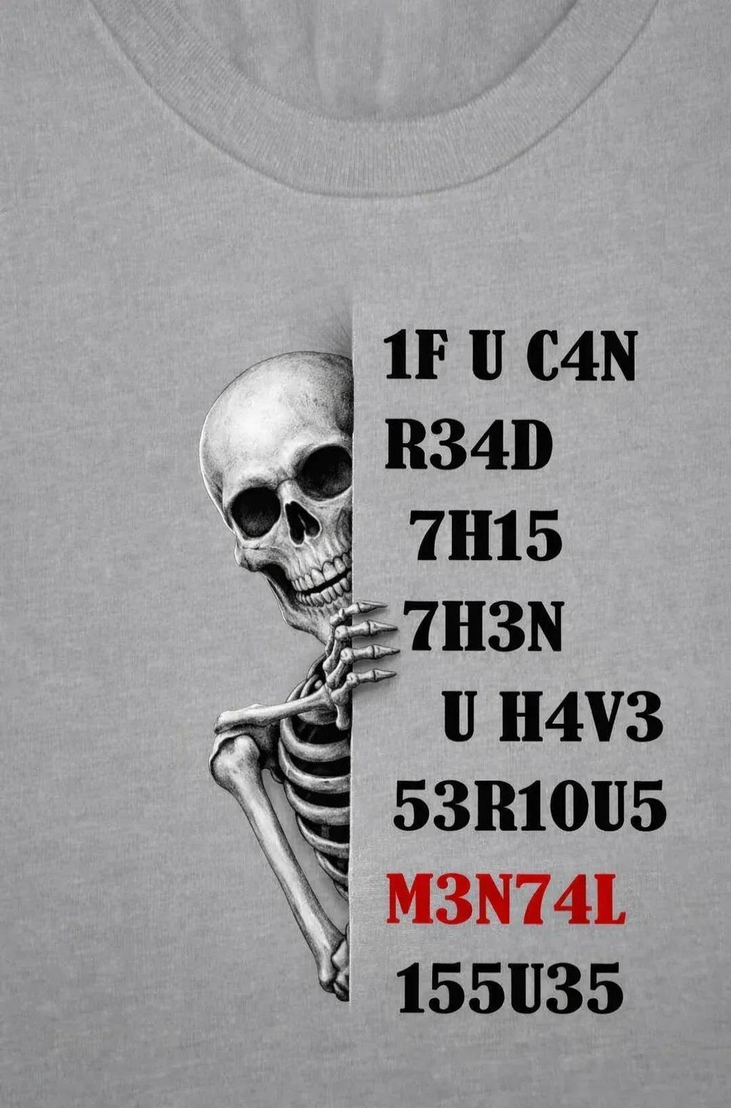 If you can read this then you have serious mental issues.