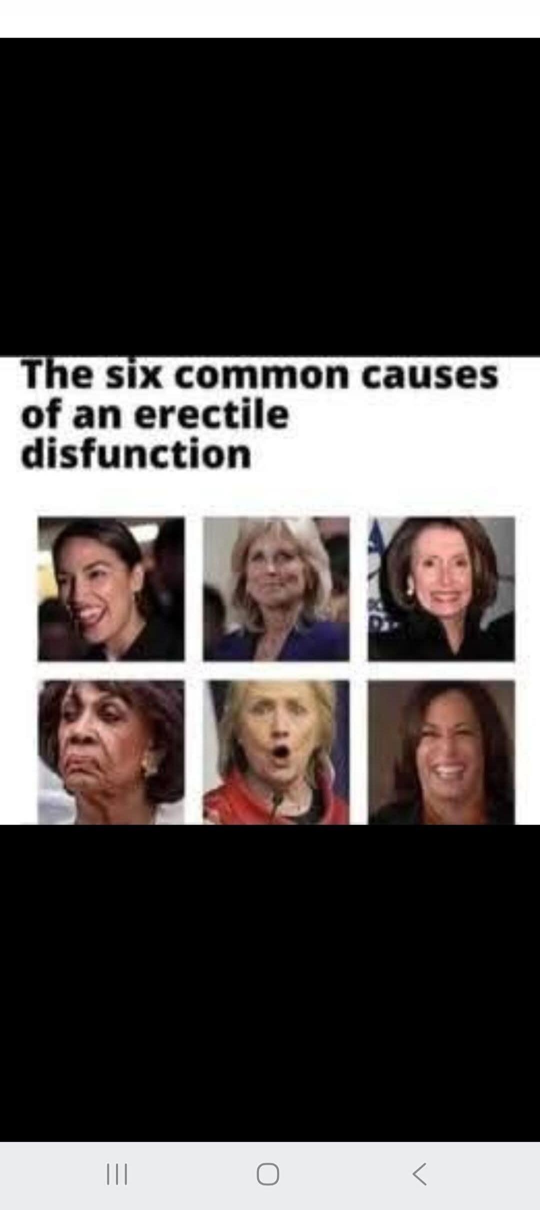 The six common causes of an erectile dysfunction