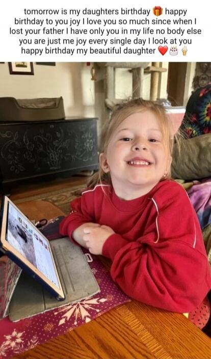 tomorrow is my daughters birthday 🎁 happy birthday to you joy I love you so much since when I lost your father I have only you in my life no body else you are just me joy every single day I look at you happy birthday my beautiful daughter ❤️🎂🍦