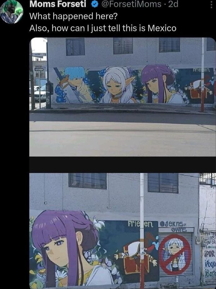 What happened here Also how can just tell this is Mexico