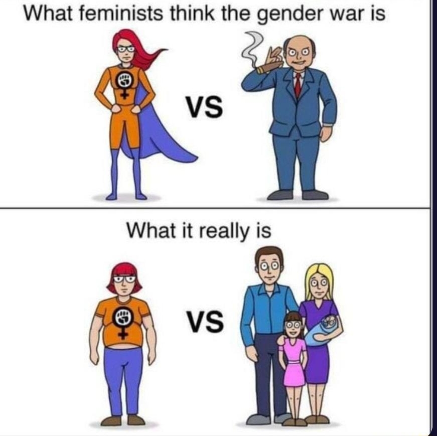 What feminists think the gender war is What it really is