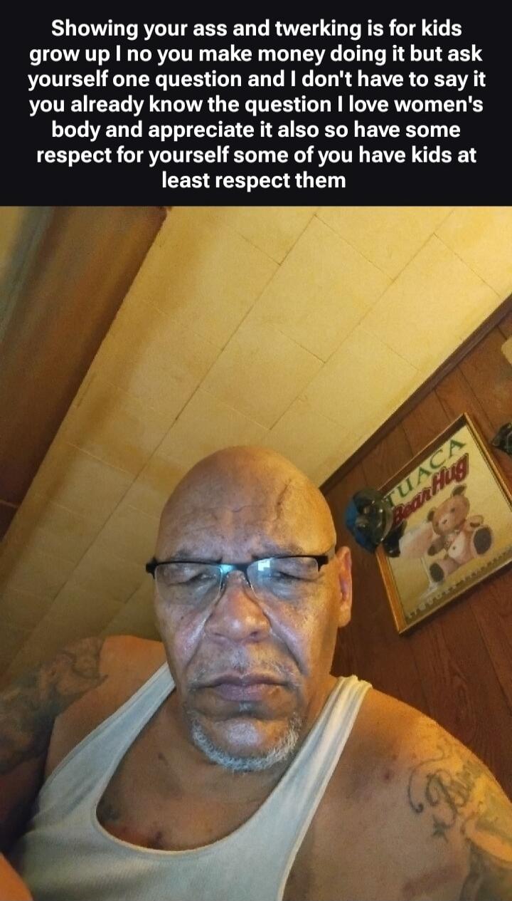 Showing your ass and twerking is for kids grow up I no you make money doing it but ask yourself one question and I don't have to say it you already know the question I love women's body and appreciate it also so have some respect for yourself some of you have kids at least respect them