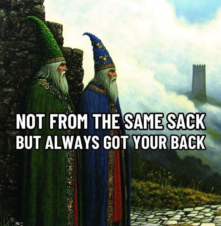 NOT FROM THE SAMEISACK BUT ALWAYS GOT YOURBACK