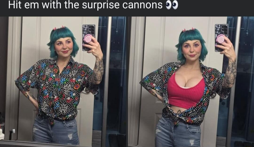 Hit em with the surprise cannons 👀