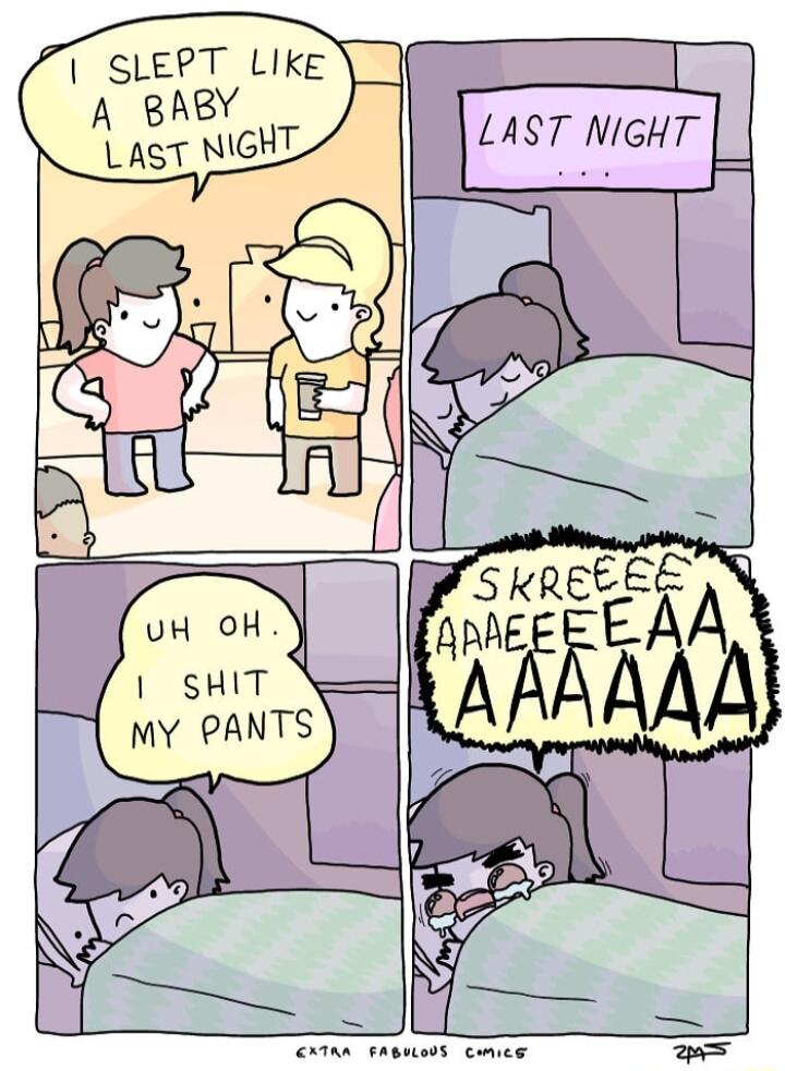 SLEPT LIKE LAST NIGHT