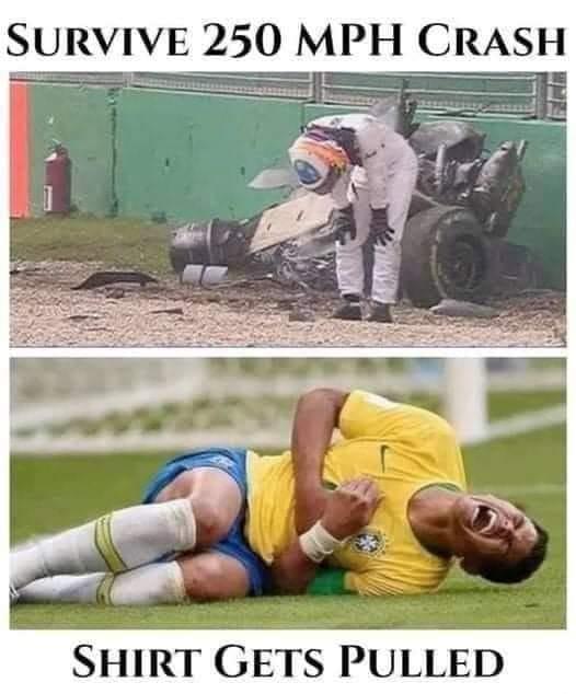 E 250 MPH CRASH L SHIRT GETS PULLED