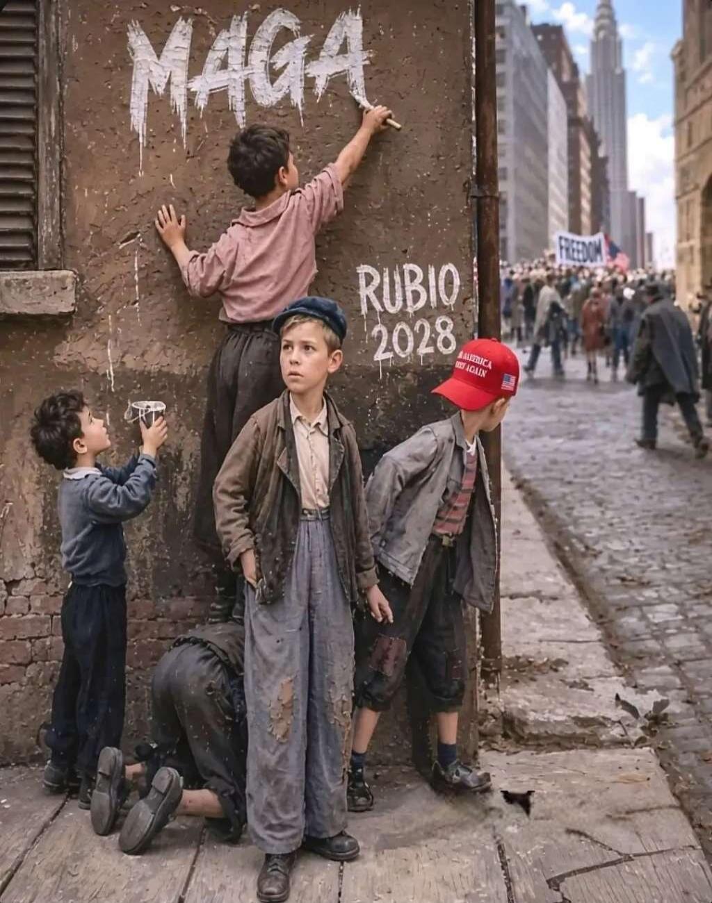 MAGA RUBIO 2028 AMERICA FIRST AGAIN FREEDOM