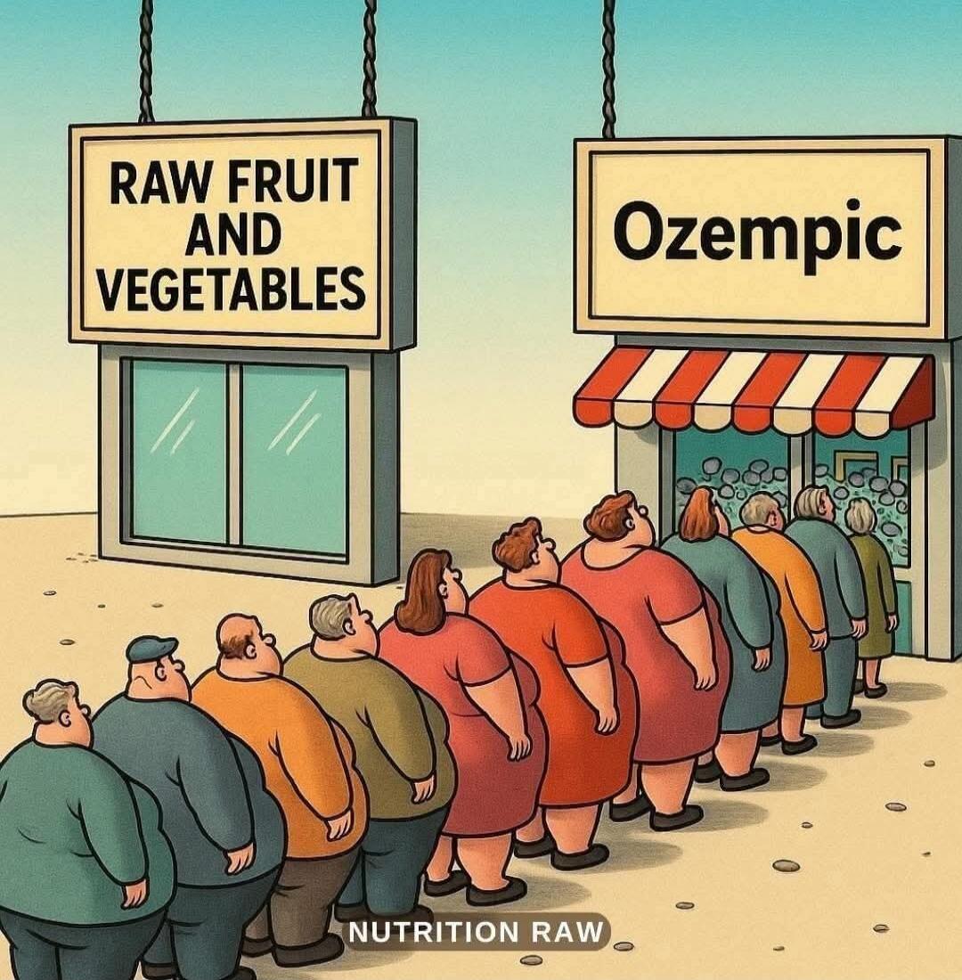 RAW FRUIT AND VEGETABLES Ozempic NUTRITION RAW