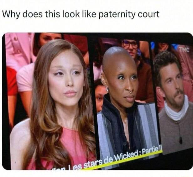 Why does this look like paternity court