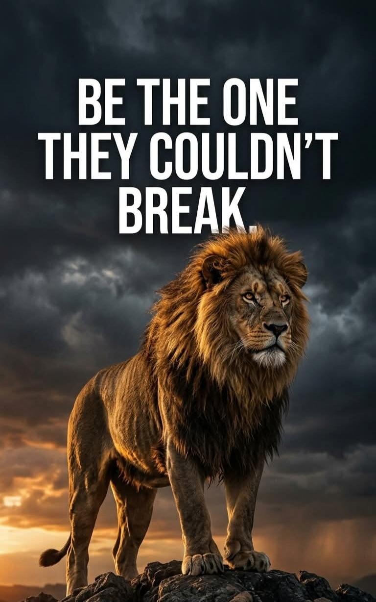 BE THE ONE THEY COULDN'T BREAK.