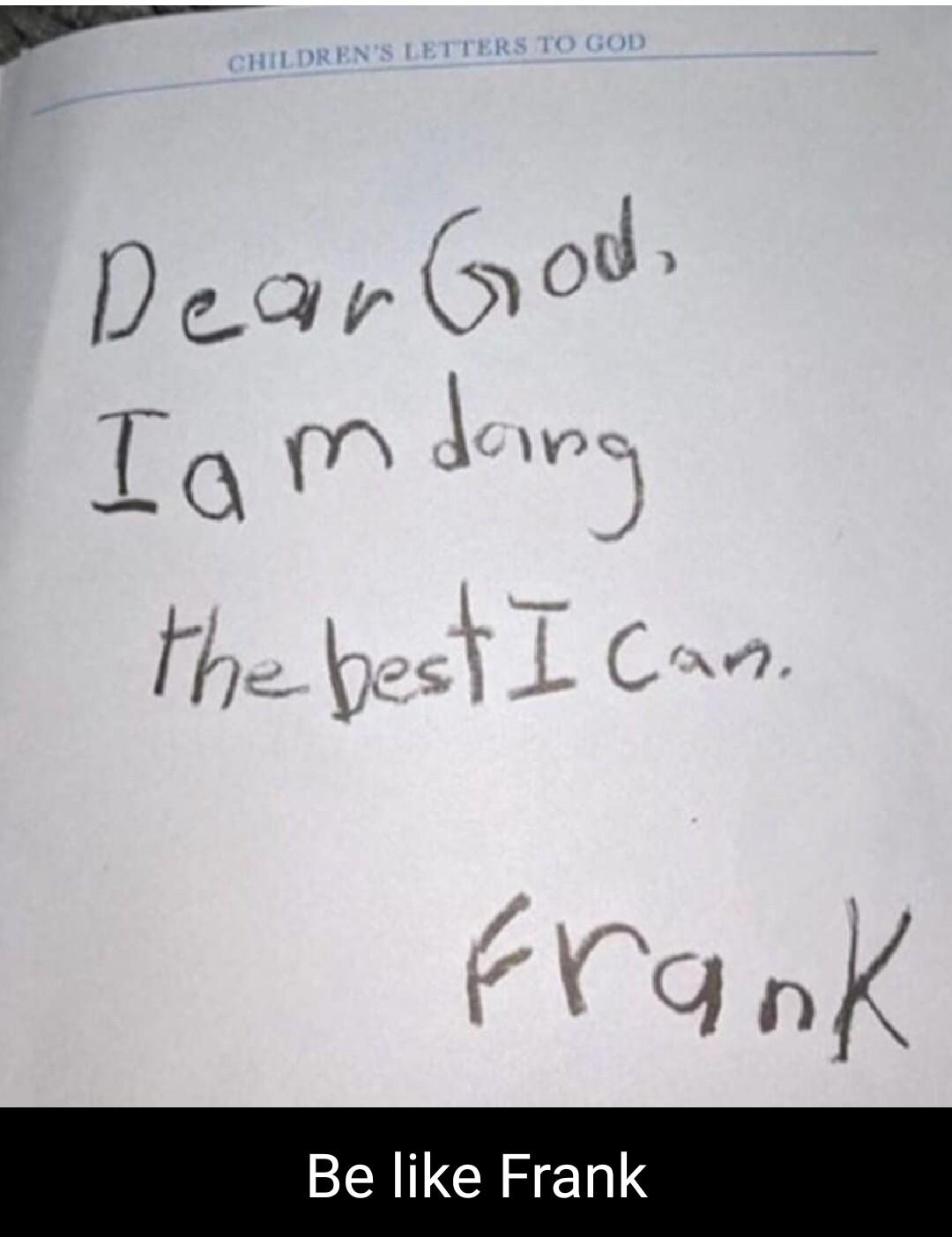 Y9 nK Be like Frank