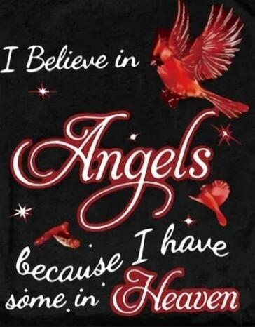 I Believe in Angels because I have some in Heaven