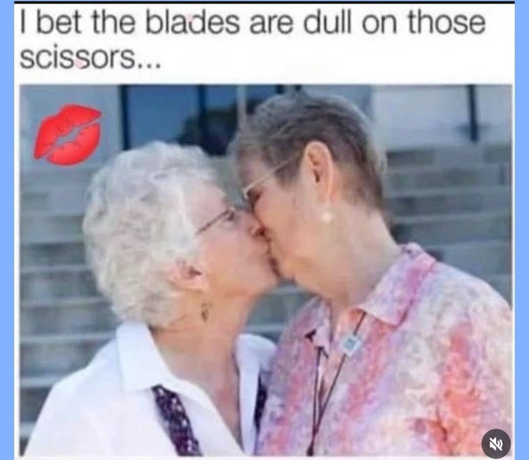 I bet the blades are dull on those scissors...