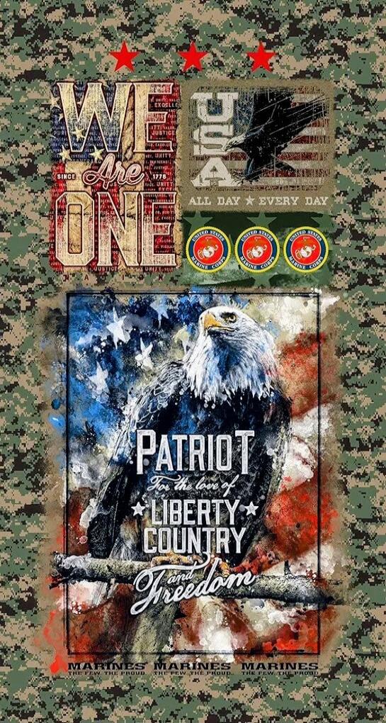 We Are One
USA All Day Every Day
Patriot For the love of Liberty Country Freedom
Marines Marines Marines