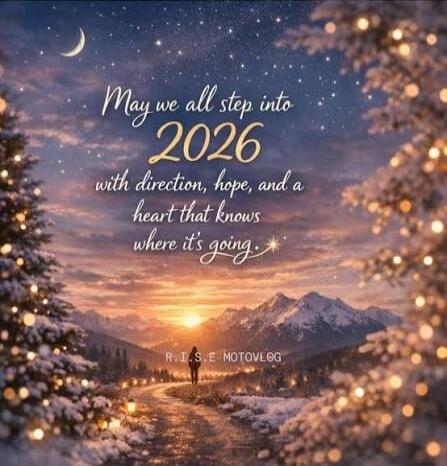 May we all step into 2026 with direction, hope, and a heart that knows where it's going.
RISE MOTOVLOG