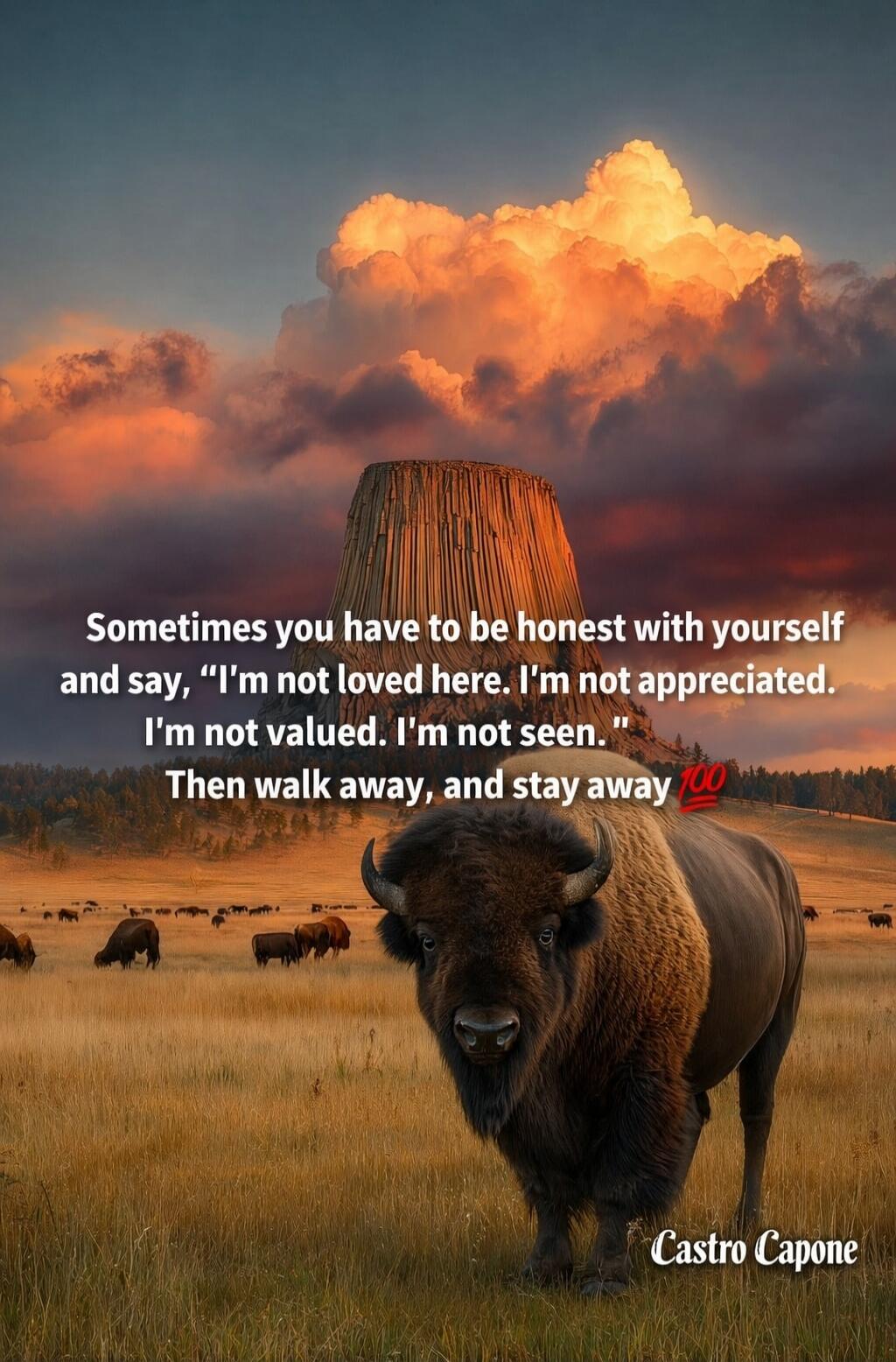 Sometimes you have to be honest with yourself and say, 