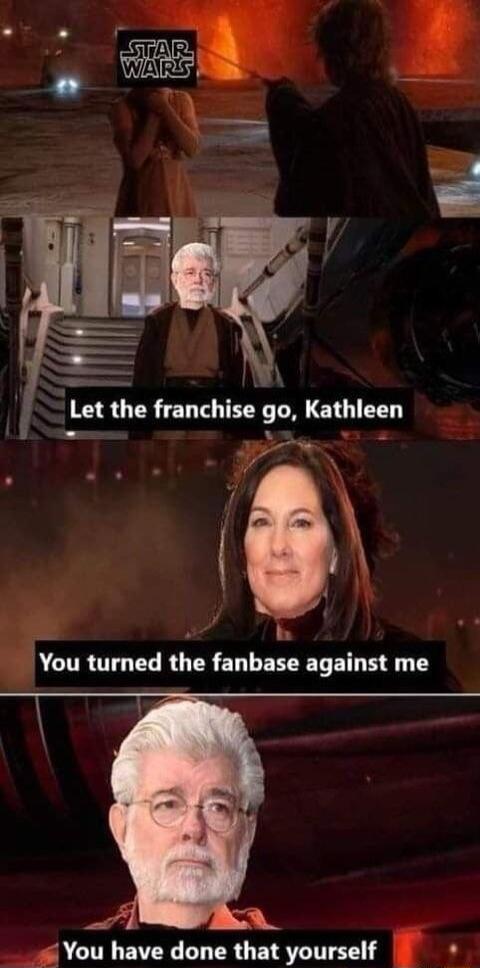 Iet the fnnchlse go Knlleen Vau turned tlle flnbase ECELEET 4 You have done that yourself