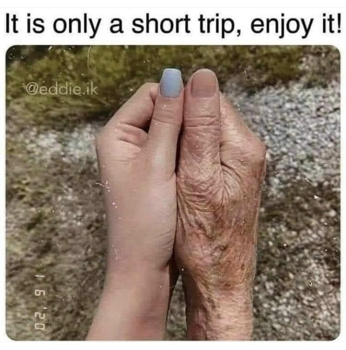 It is only a short trip enjoy it