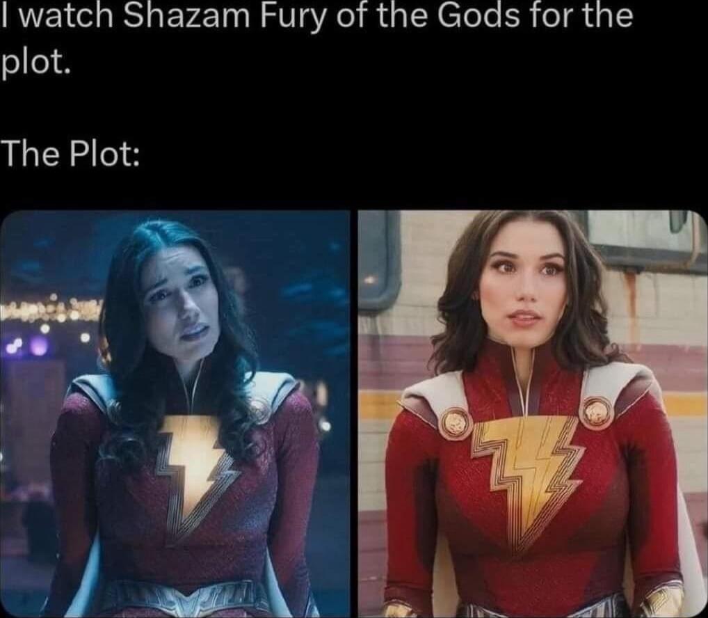 watch Shazam Fury of the Gods for the plot The Plot