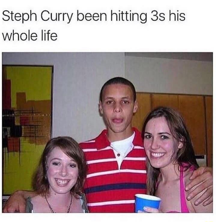 Steph Curry been hitting 3s his whole life