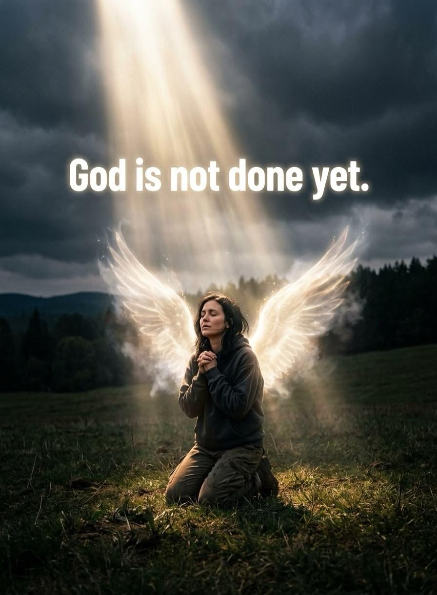 God is not done yet.