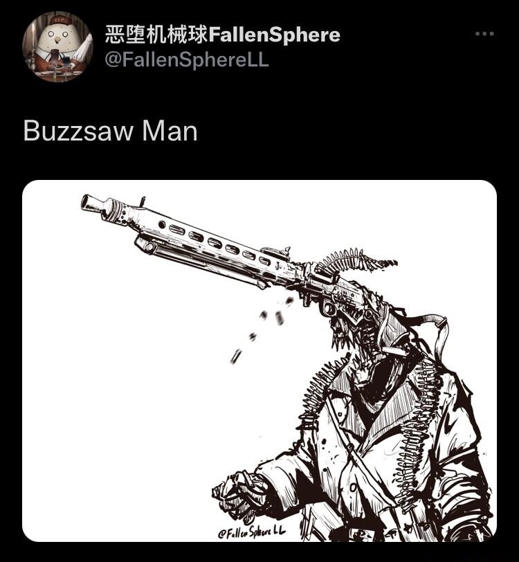 HlFIkFallenSphere Buzzsaw Man
