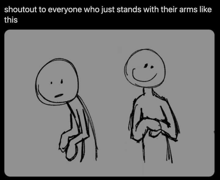 EGGPRIEST ANt shoutout to everyone who just stands with their arms like this Ju1 272021 Tw