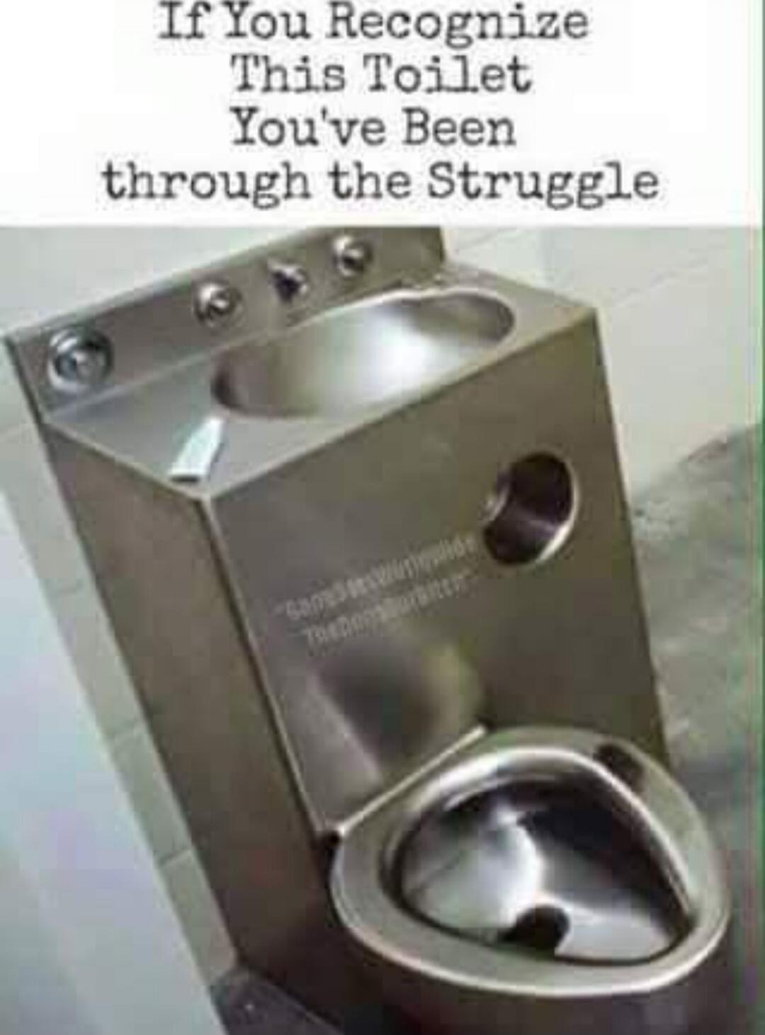 If You Recognize This Toilet You've Been through the Struggle