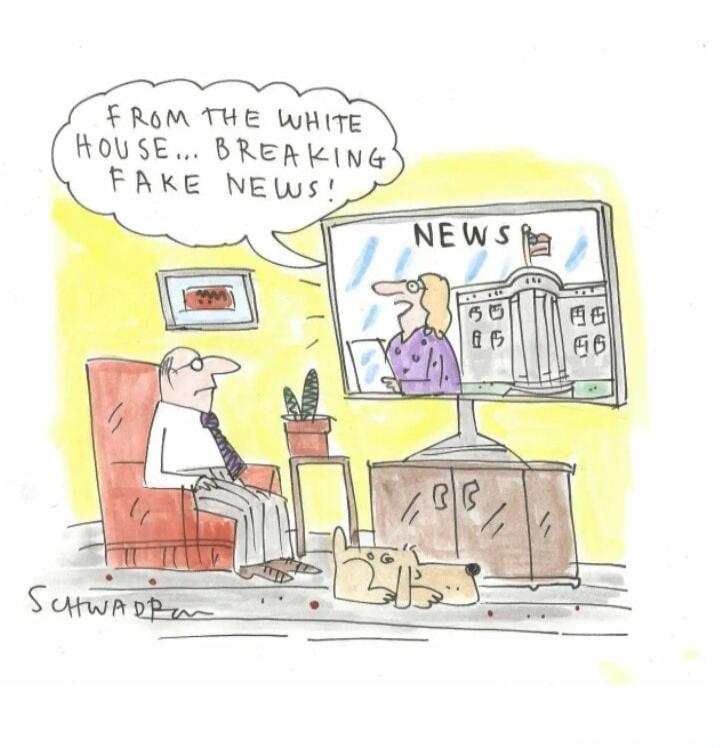 FROM THE WHITE HOUSE... BREAKING FAKE NEWS! NEWS