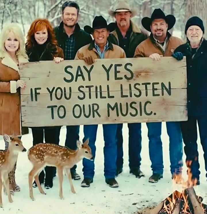 SAY YES IF YOU STILL LISTEN TO OUR MUSIC.