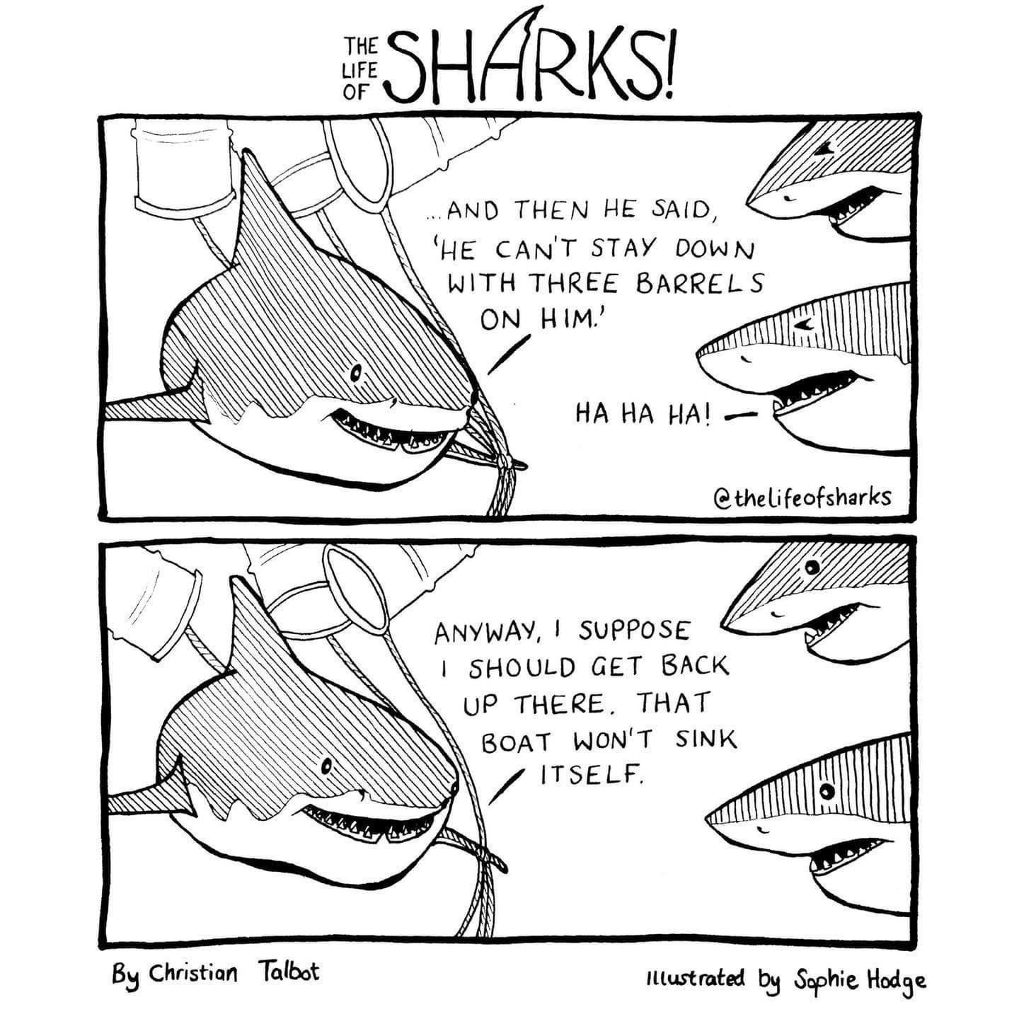 ITH THREE BAQRELS N HA HA HAl i A